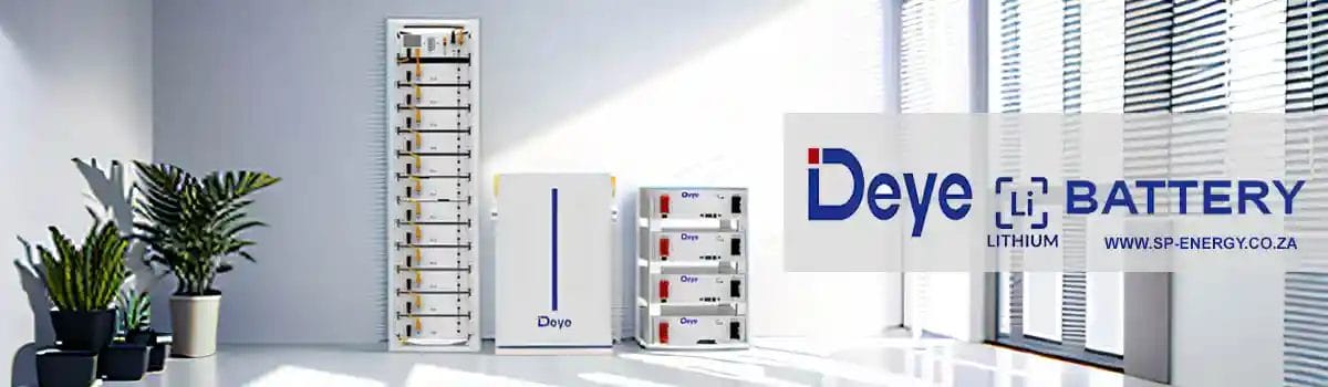 Deye Hybrid Solar Inverter Banner Promoting Energy Solutions