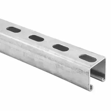 6.4m Galvanized Solar Mounting Rail