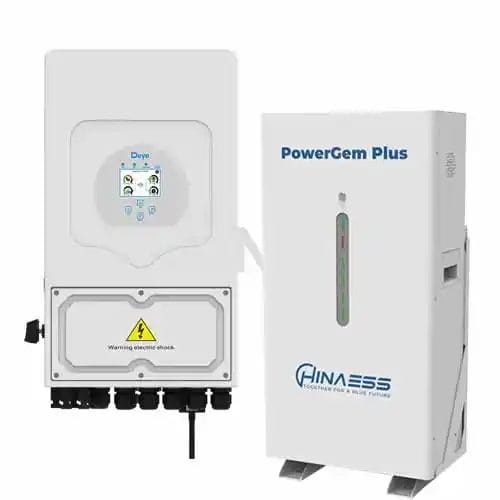 Deye 5kW inverter and PowerGem Plus 14.3 kWh battery combo