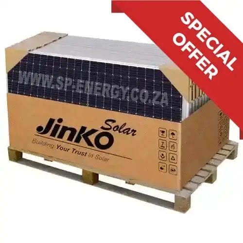 Jinko 595W Solar Panel bulk buy pack with high-efficiency mono PERC design