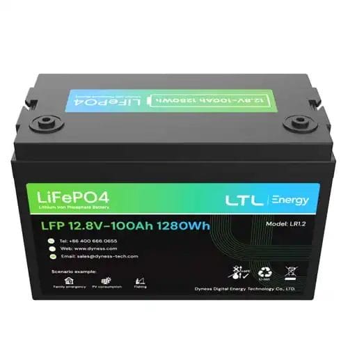 Dyness 12V 100Ah LiFePO4 lithium battery for energy storage