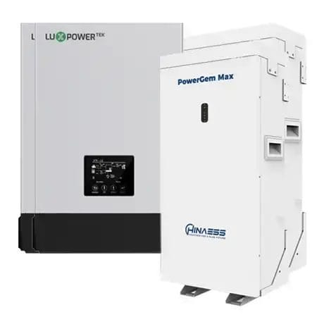 12kW Luxpower Inverter with Hina 14.3kWh Lithium Battery Solar Kit front-facing view