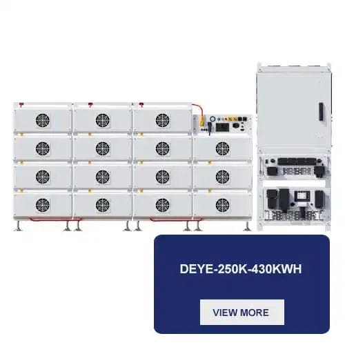 Deye 250kW Solar Inverter with 430kWh Battery Pack